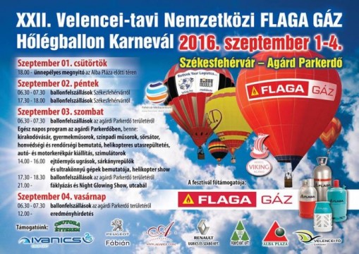   - Velencei-Tavi Nemzetközi FLAFA GÁZ Hőlégballon Karnevál