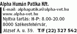   - Alpha Humán Patika Kft.