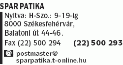   - Spar Patika