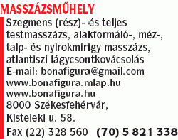   - Masszázsműhely Bona Figura Kft.