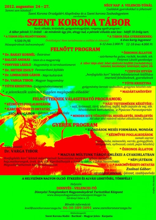   - SZENT KORONA TÁBOR